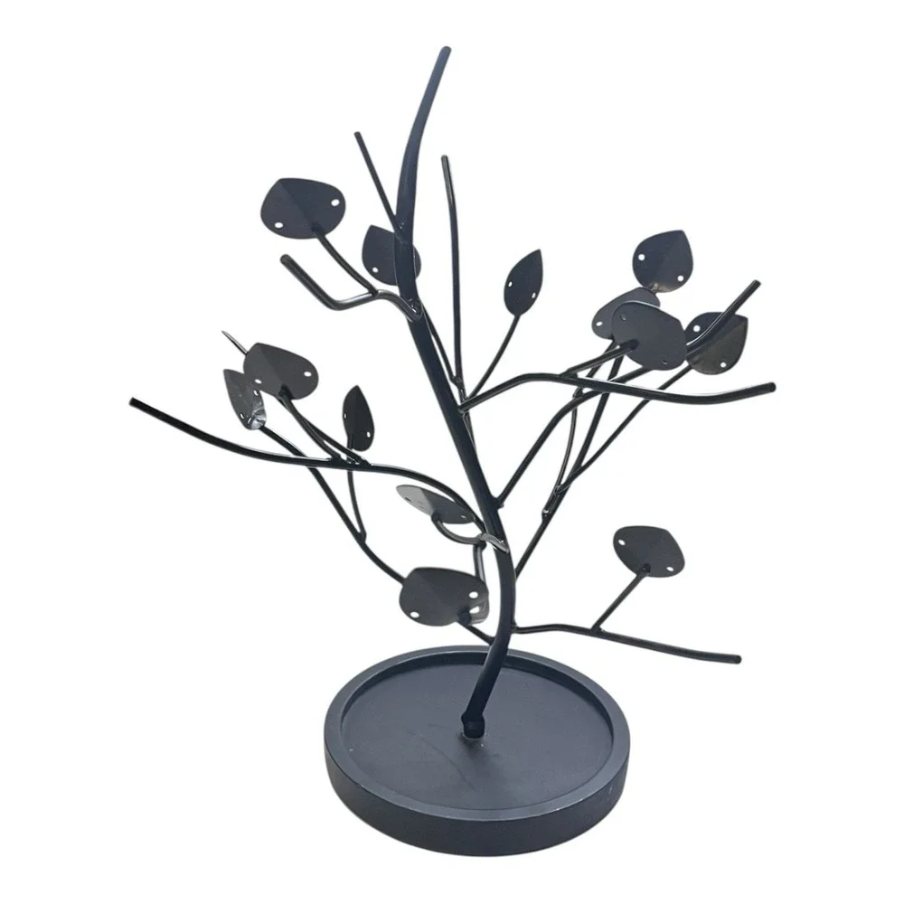 Metal Tree Jewelry Jewelry Holder Hanger Dish Tray Earing Ring